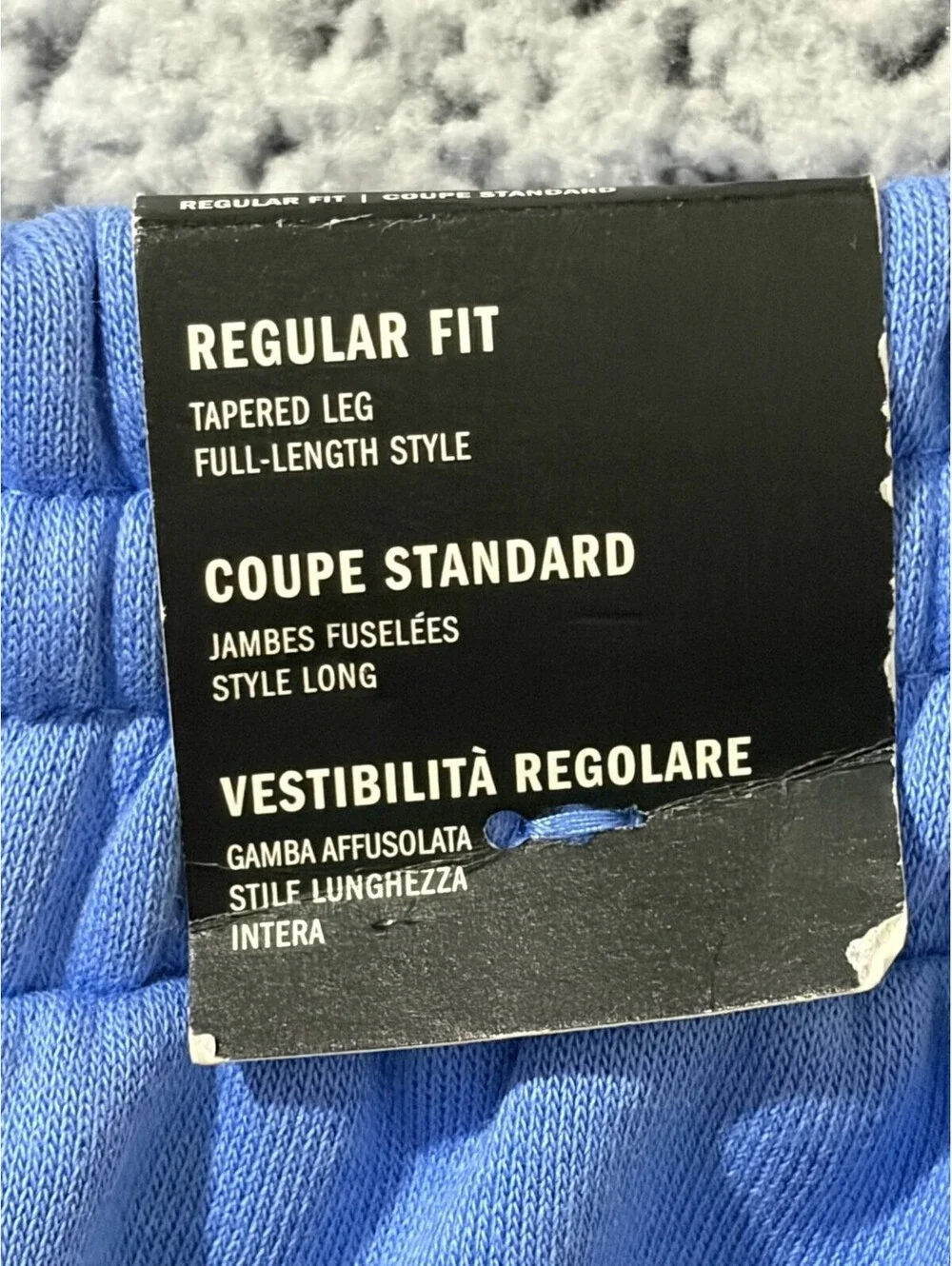Adidas Essentials 3 Stripes Fleece Sweatpants 3XLT Tall Blue NWT JX0752